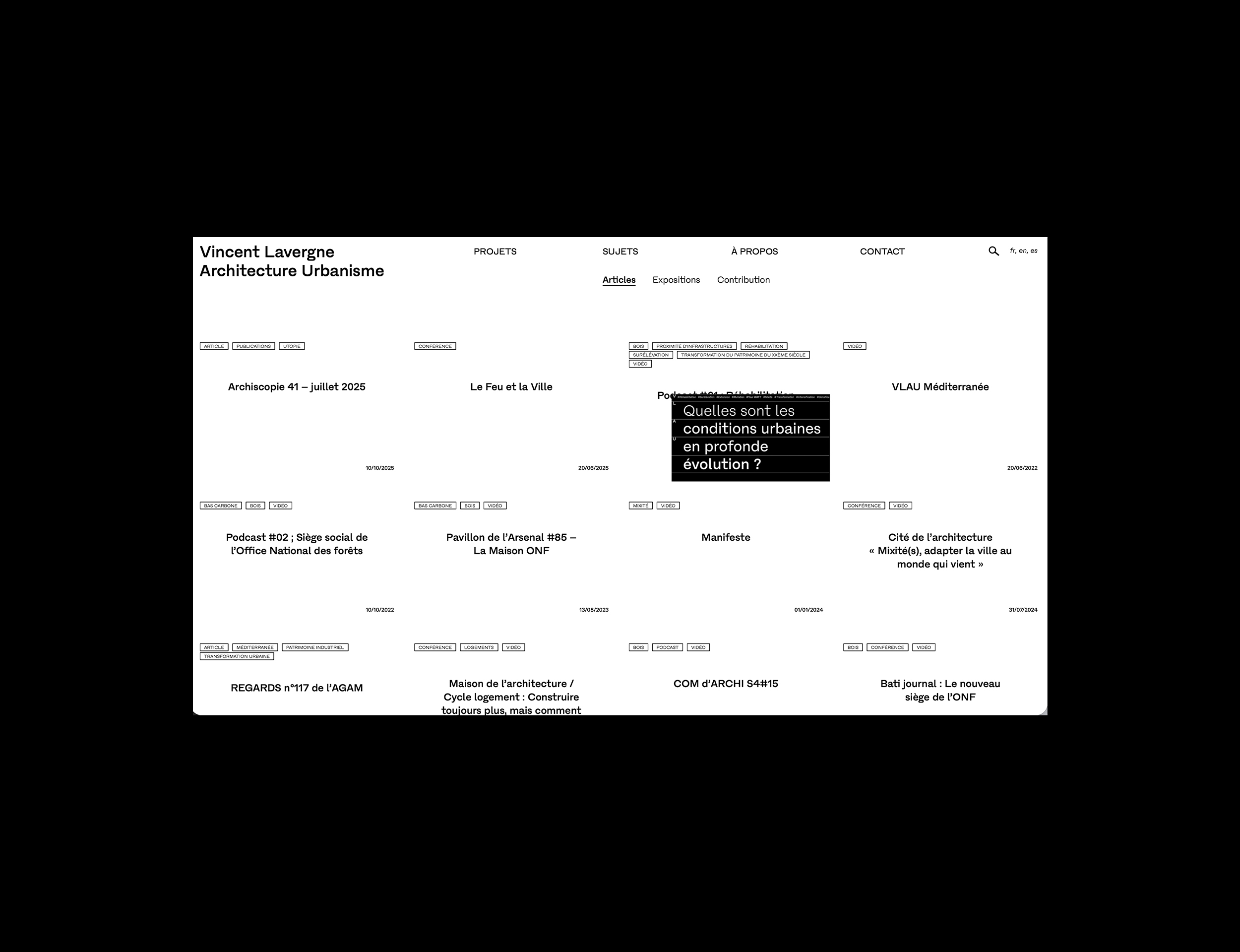 Vincent Lavergne Architecture Urbanisme – Site web - Skladan | Marine Bedouin