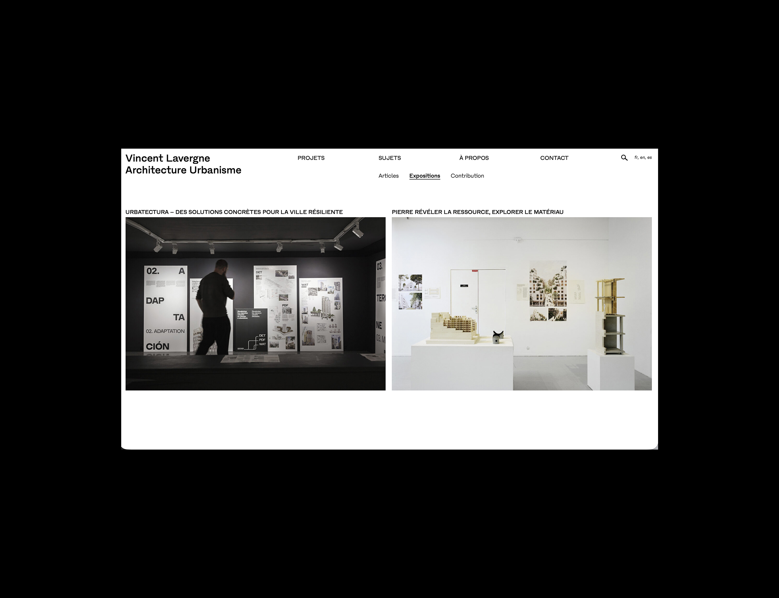 Vincent Lavergne Architecture Urbanisme – Site web - Skladan | Marine Bedouin