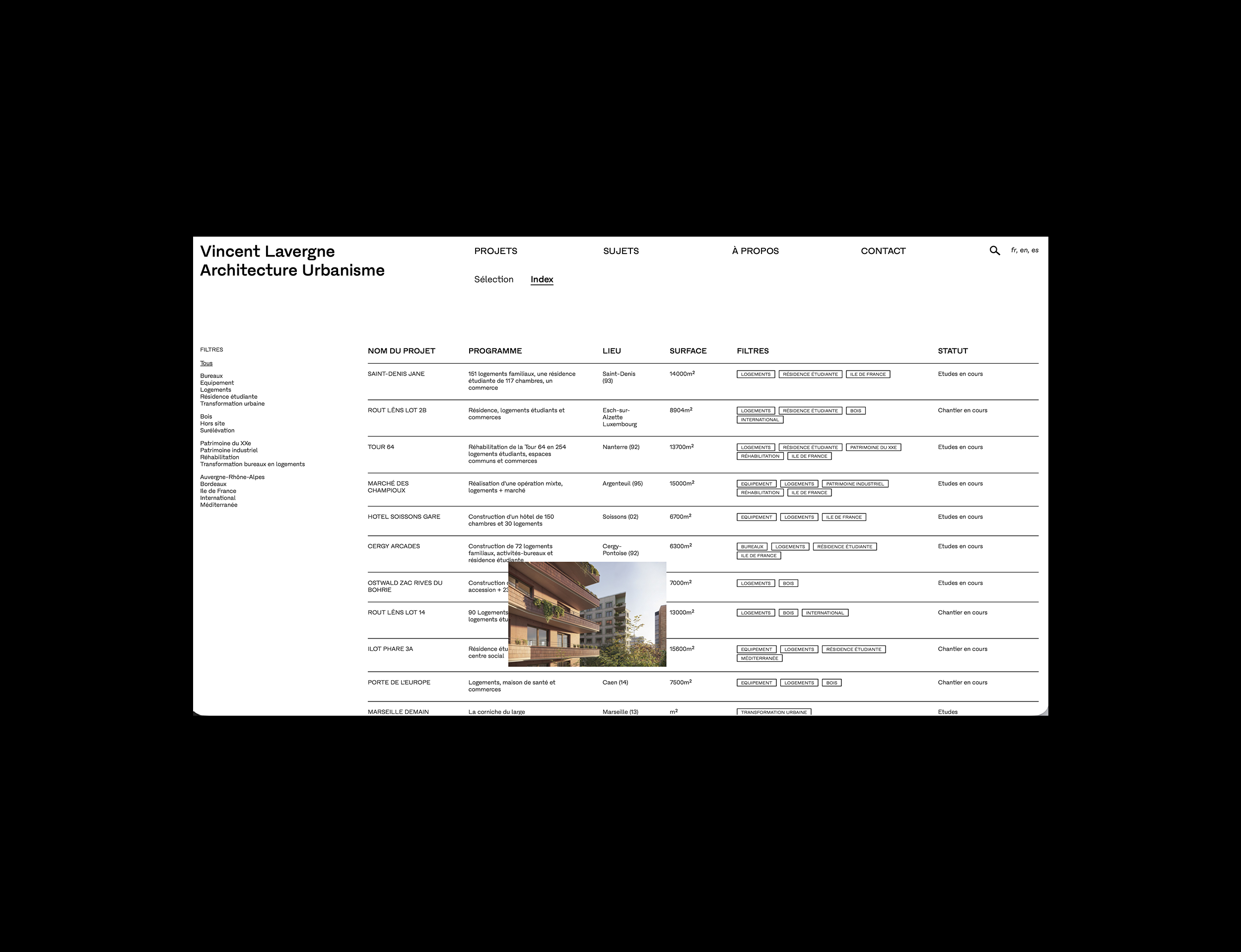 Vincent Lavergne Architecture Urbanisme – Site web - Skladan | Marine Bedouin